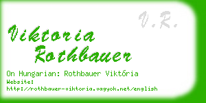 viktoria rothbauer business card